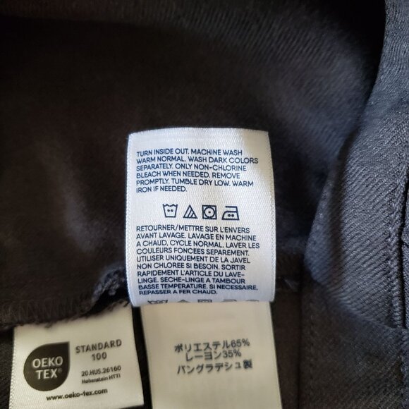 Lands End Gray Pleated Skirt Size 12  Oeko-Tex Academia Preppy School Girl - Picture 6 of 6